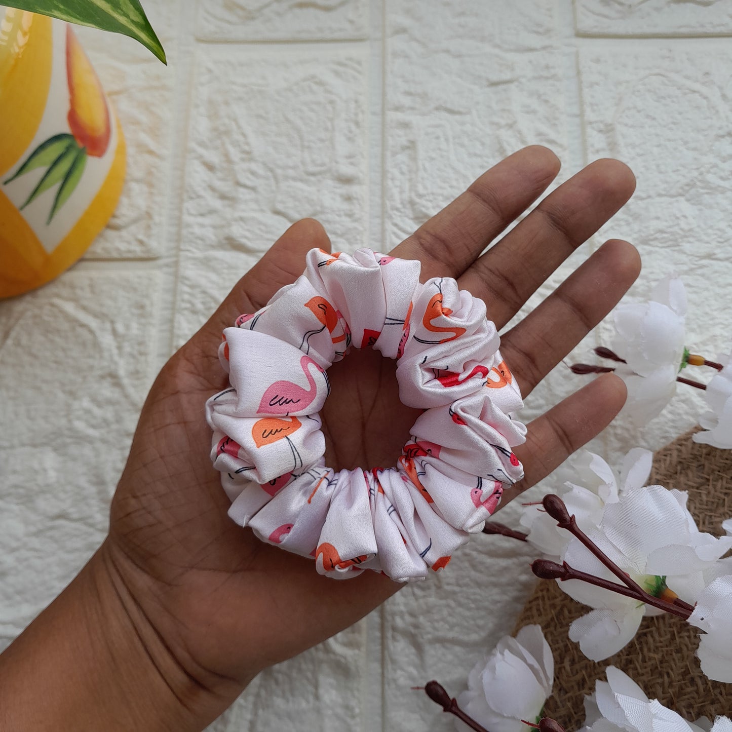 Flamingo Scrunchie