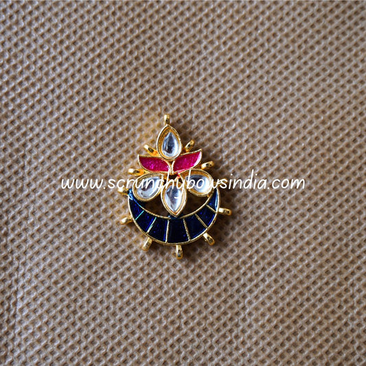 20 x 25 MM Blue and Pink Charm