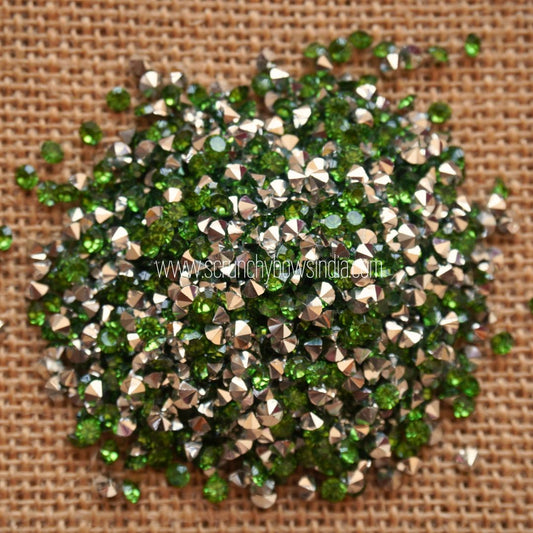 4MM Jarkan Stones - Parrot Green