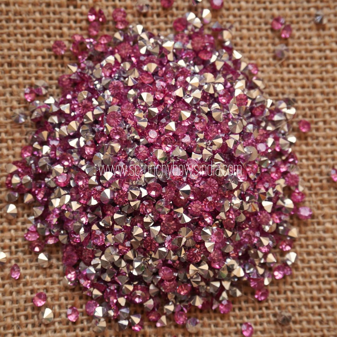 4MM Jarkan Stones - Light Pink