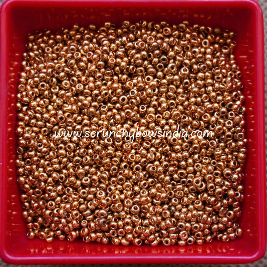 Seed Beads Gold Color