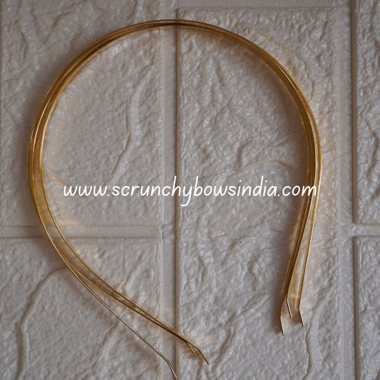 Gold Metal Head Band 5MM - 1 Piece