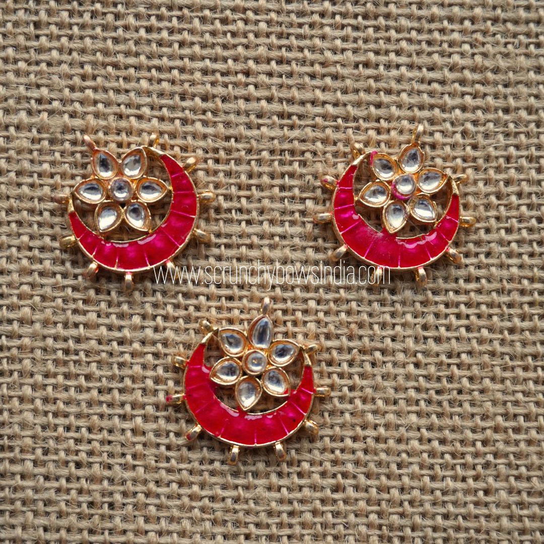 26X26 Pink Chandbali Charm