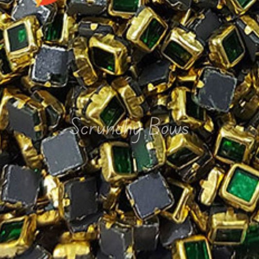 Glass Square - Green