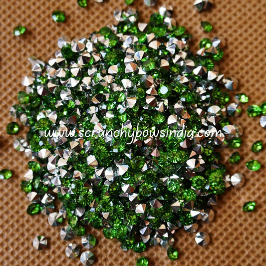 4MM Jarkan Stones - Parrot Green