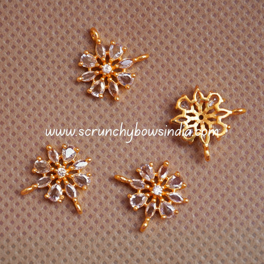 AD Stone - Flower Charm (Double Hook) - 1 Piece