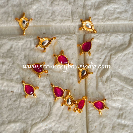 Drop Charm - Dark Pink