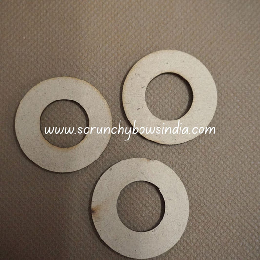 MDF Round with Hole 1.5 Inch