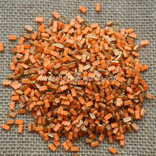 Matt 2x4 Rectangle - Orange