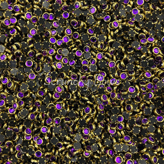 Glass 4m Round - Purple