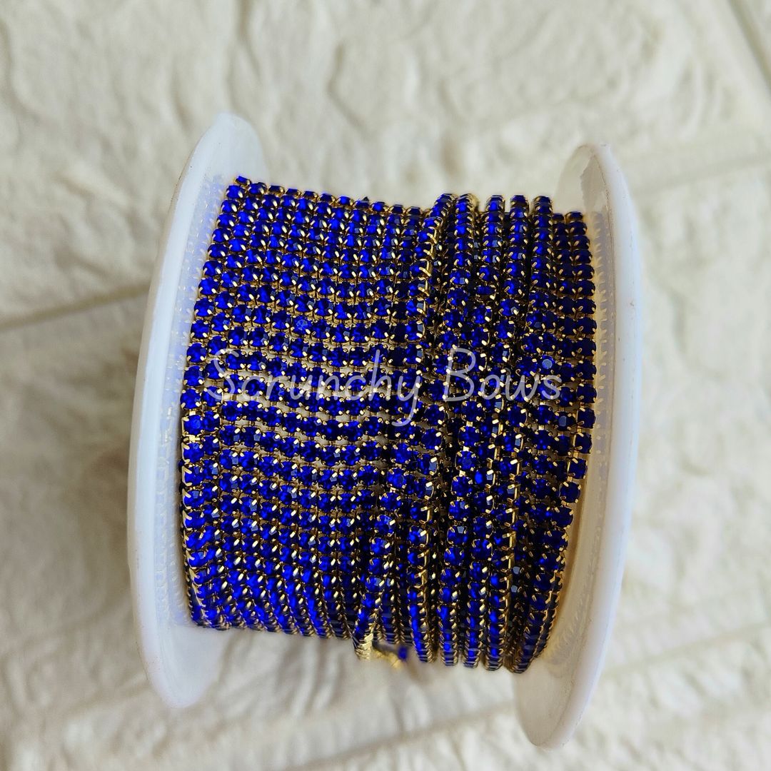 Stone Chain - Blue (1 meter)
