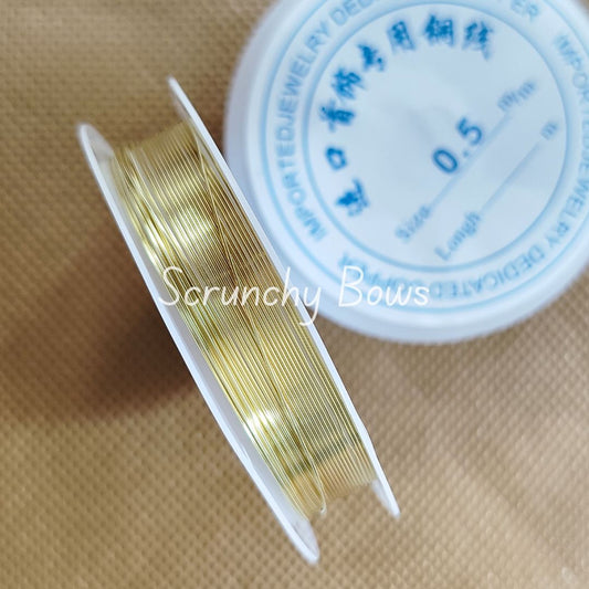 Metal wire Gold - 0.5 mm