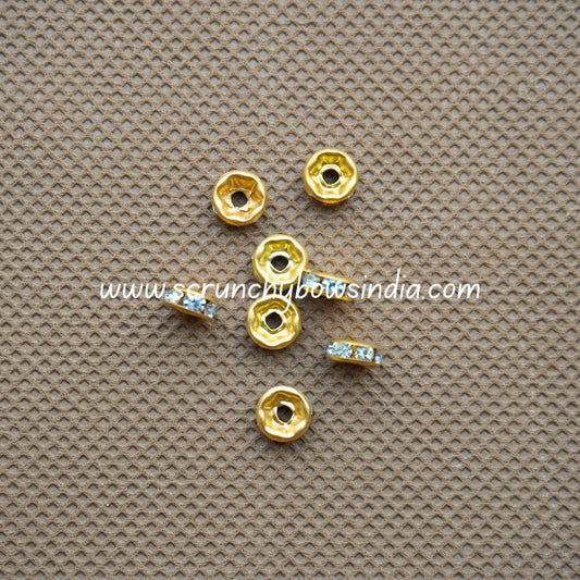 8MM Rhinestone Spacer Beads