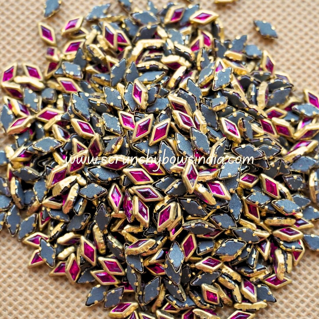 Glass Diamond - Rani Pink – ScrunchyBows