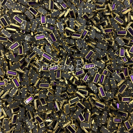 Glass Rectangle - Violet