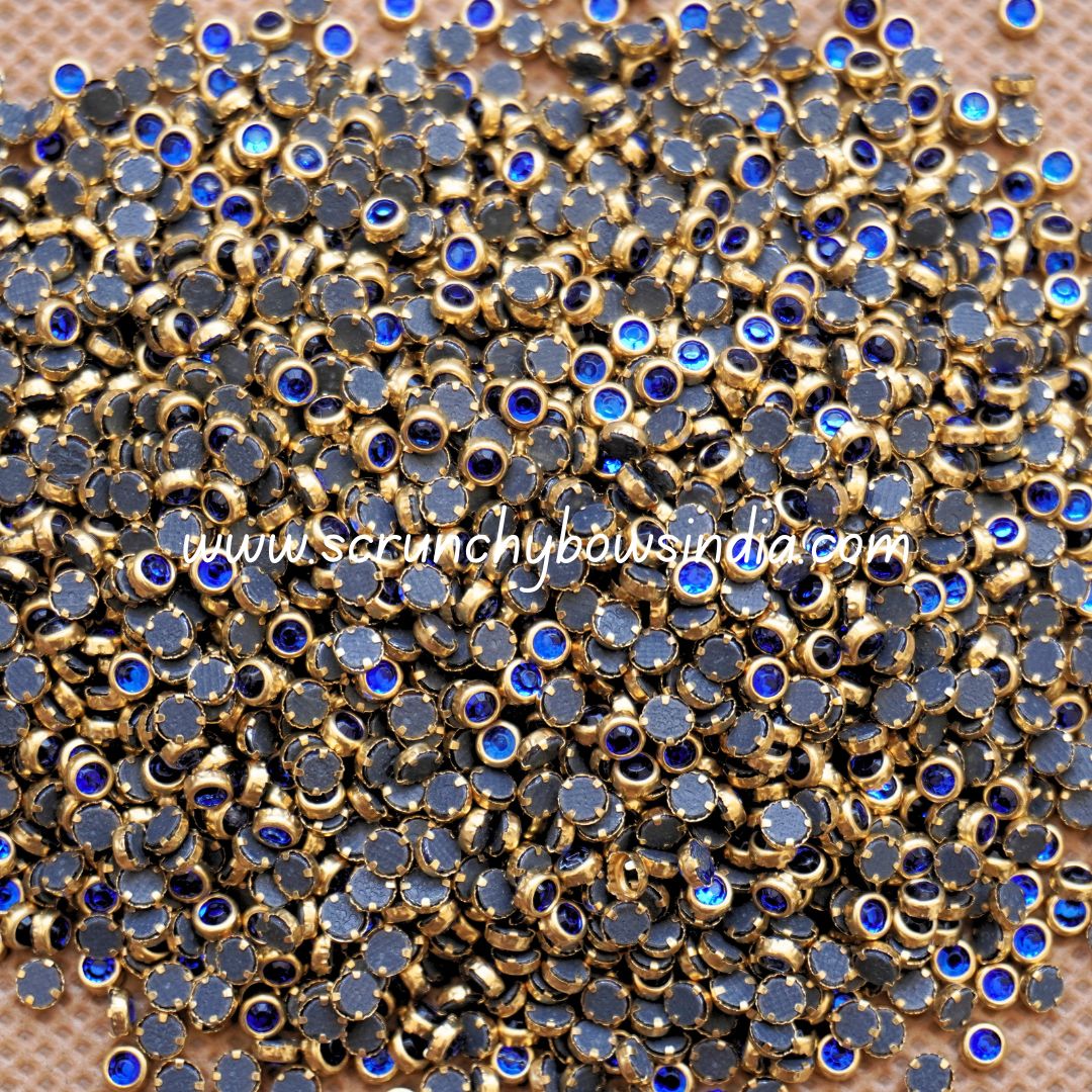 Glass 3m Round - Royal Blue