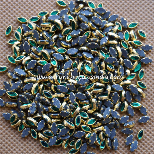 Glass 6k Eye - Peacock Green