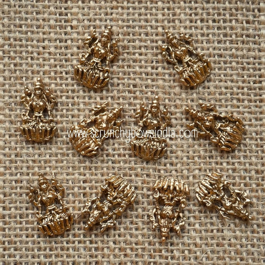 Gold Lakshmi Charms (Design 1)