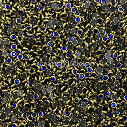 Glass 4m Round - Royal Blue