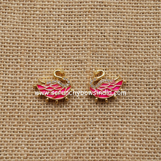 Pink Swan Charm (1 PIECE)