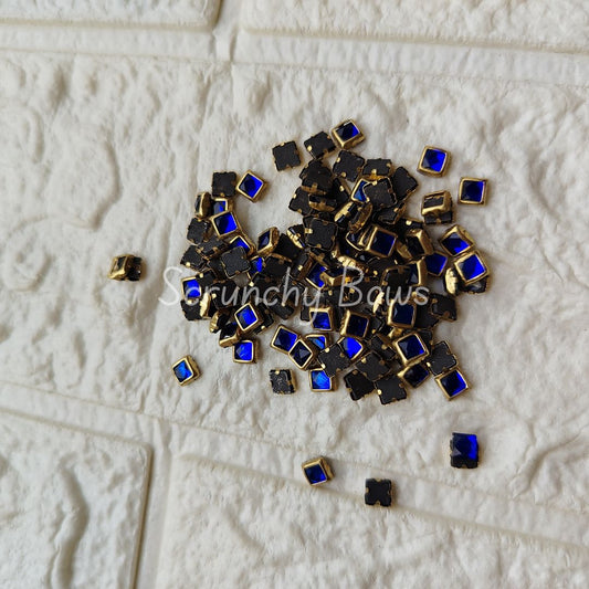 Glass Square - Royal Blue