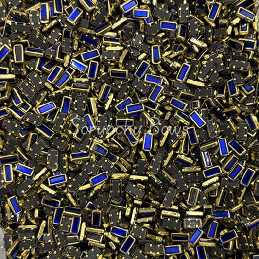 Glass Rectangle - Royal Blue