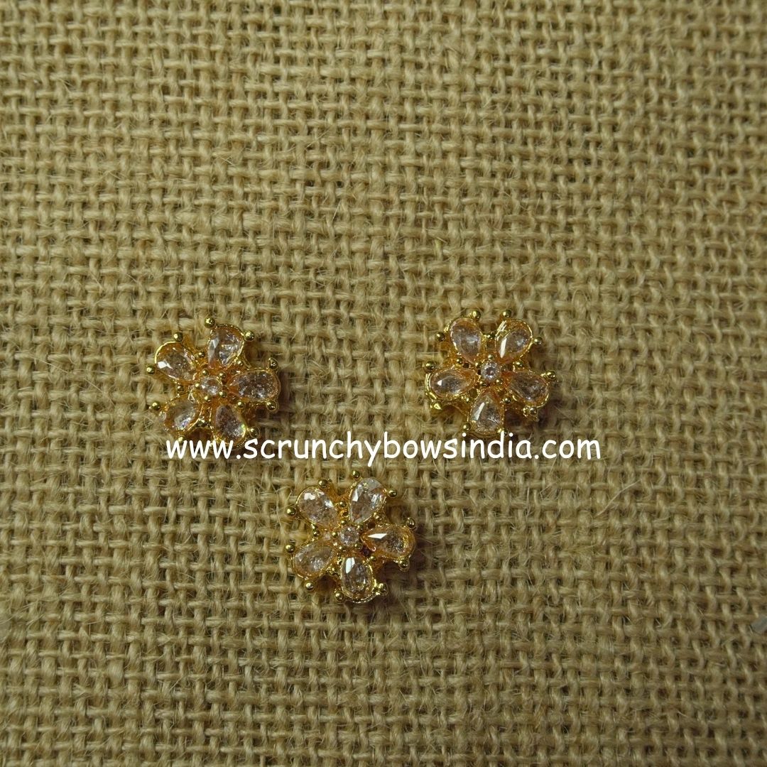 11 X 11 White Flower Charm