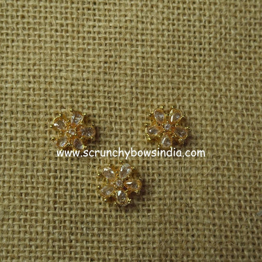 11 X 11 White Flower Charm