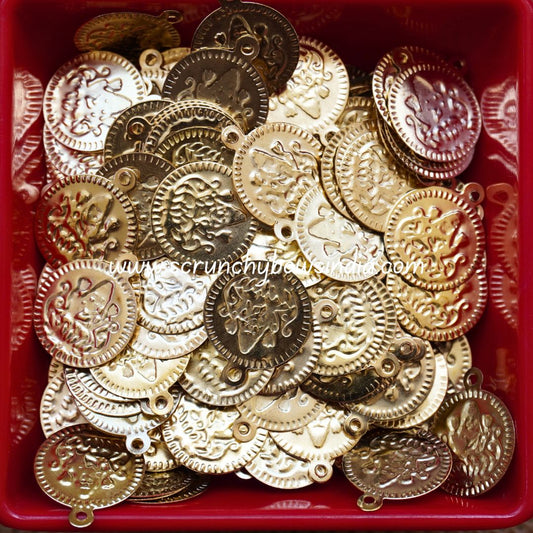 Lakshmi Coin - 14mm Gold