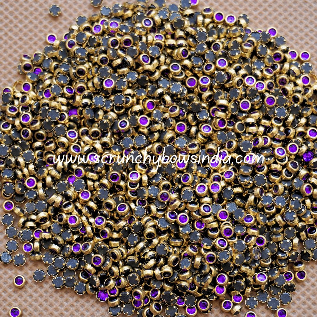 Glass 3m Round - Purple