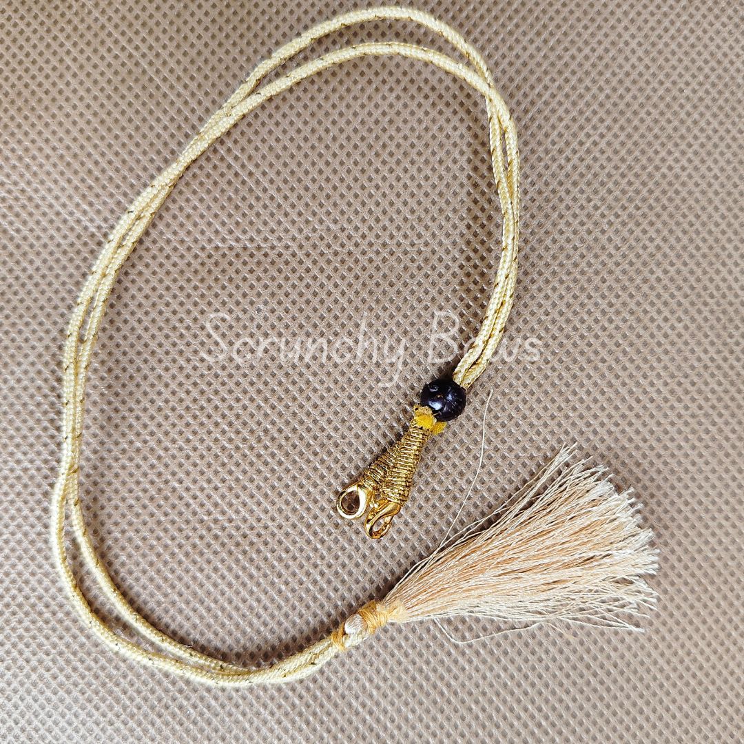 Gold Necklace Back Rope