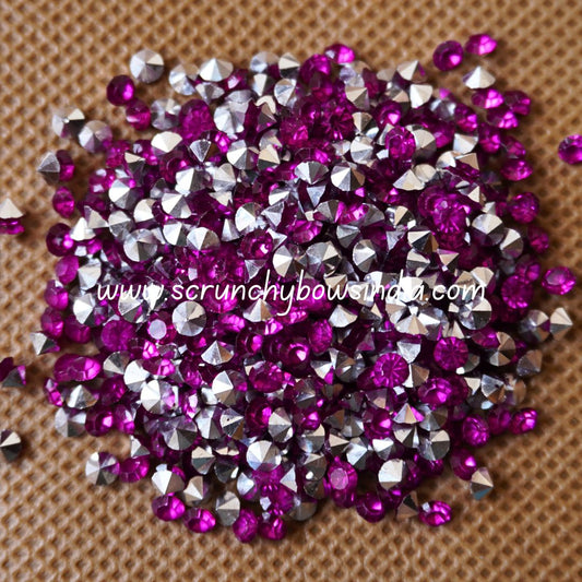4MM Jarkan Stones - Dark Pink