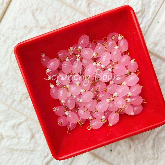 10MM Oval Hanging Beads (Light Pink)