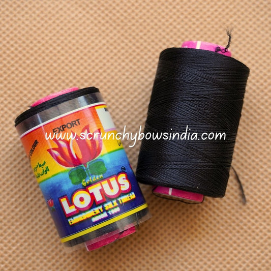 Lotus Silk Thread - Shade No.BLACK