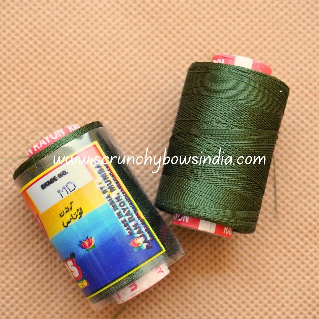 Lotus Silk Thread - Shade No.MD (MILITARY GREEN)