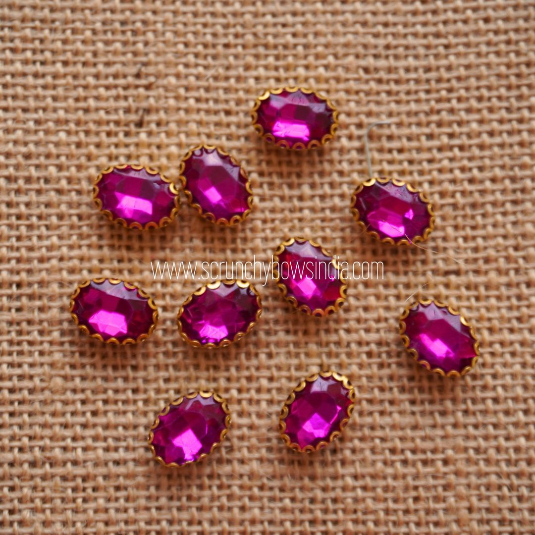 15 X 11 Oval Clipstones - Pink