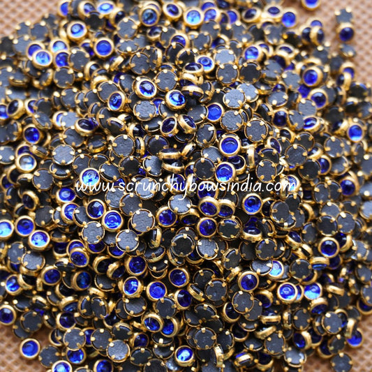 Glass 4m Round - Royal Blue