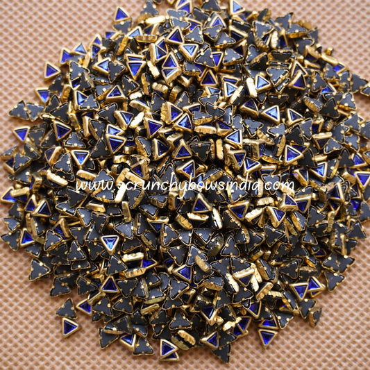 Glass Triangle - Royal Blue