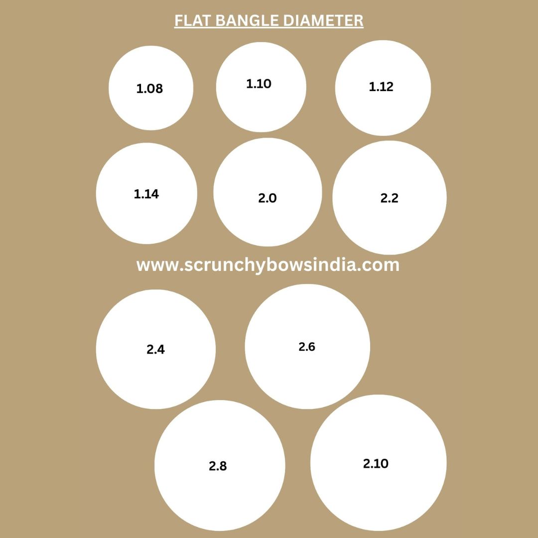 Flat Bangle Diameter