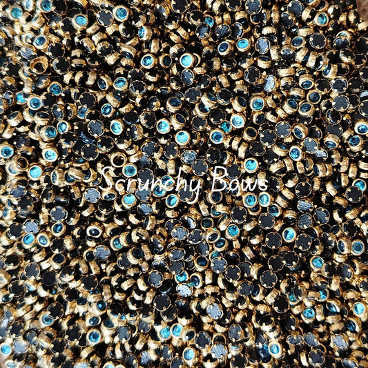 Glass 3m Round - Peacock Blue
