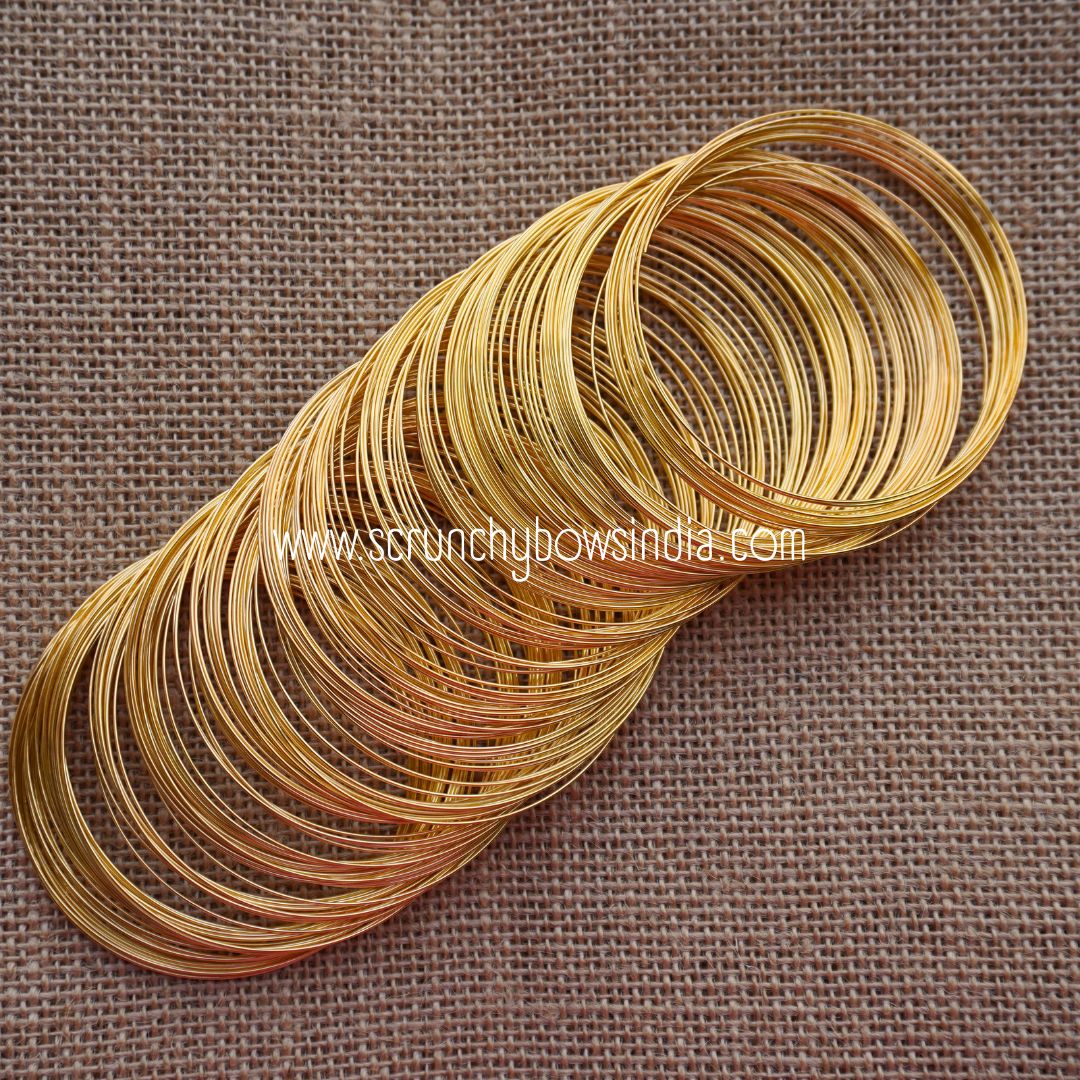 6.5CM Memory Wire Gold