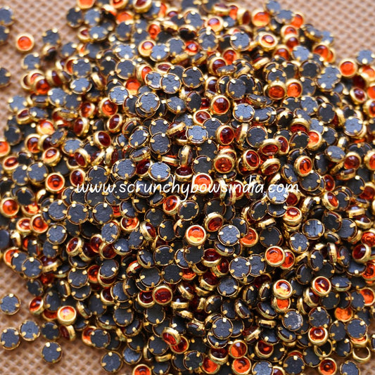 Glass 4m Round - Orange