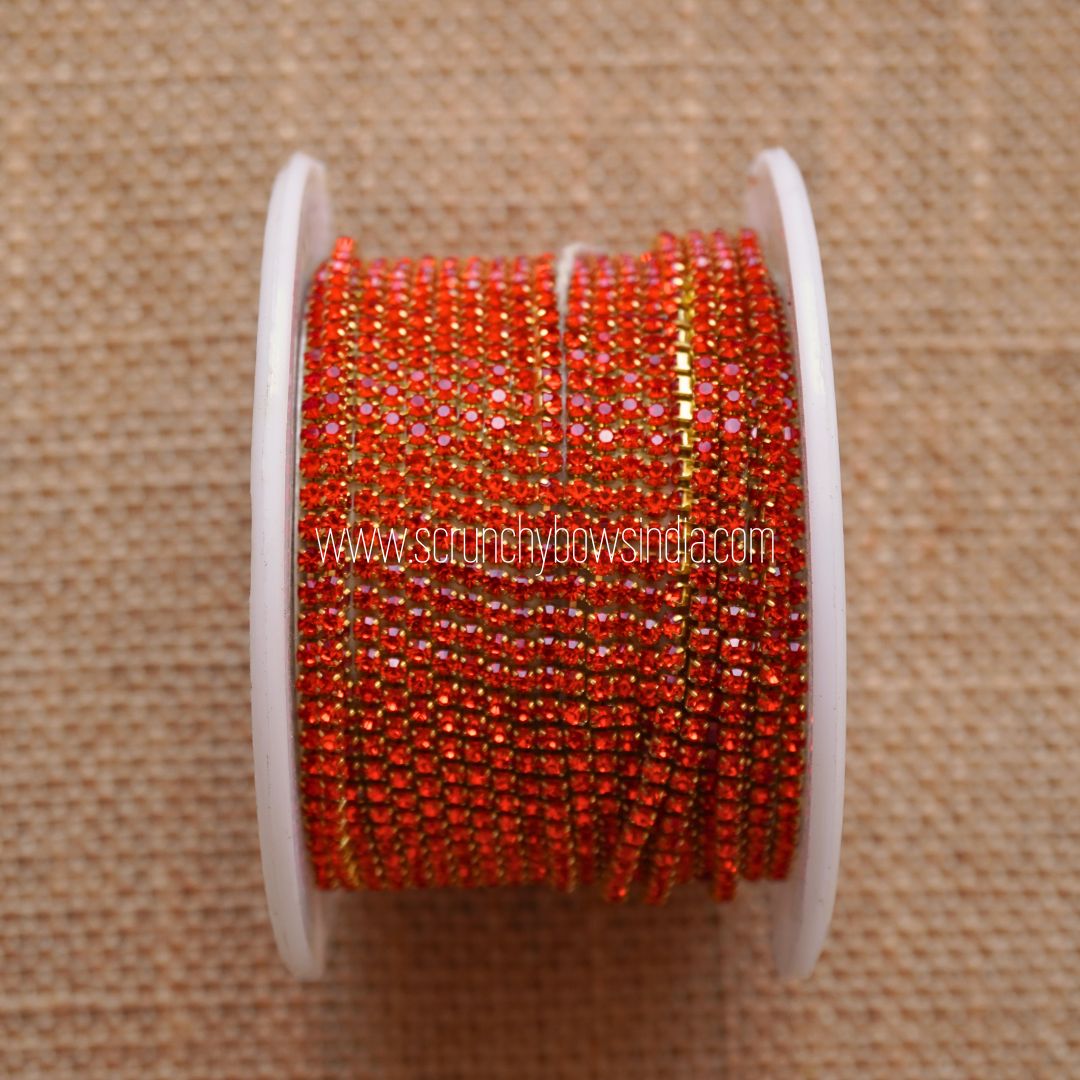 Stone Chain - Orange