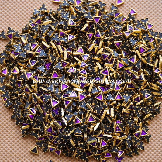 Glass Triangle - Purple