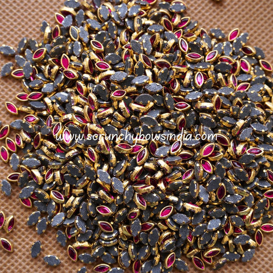 Glass 6k Eye - Rani Pink