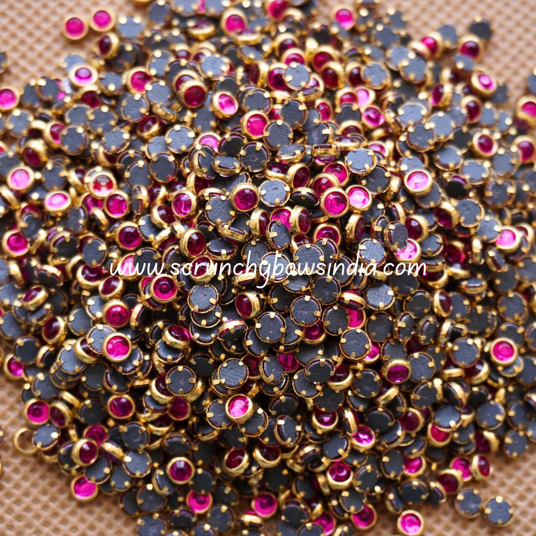 Glass 4m Round - Rani Pink