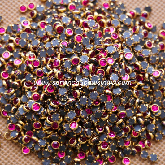 Glass 4m Round - Rani Pink