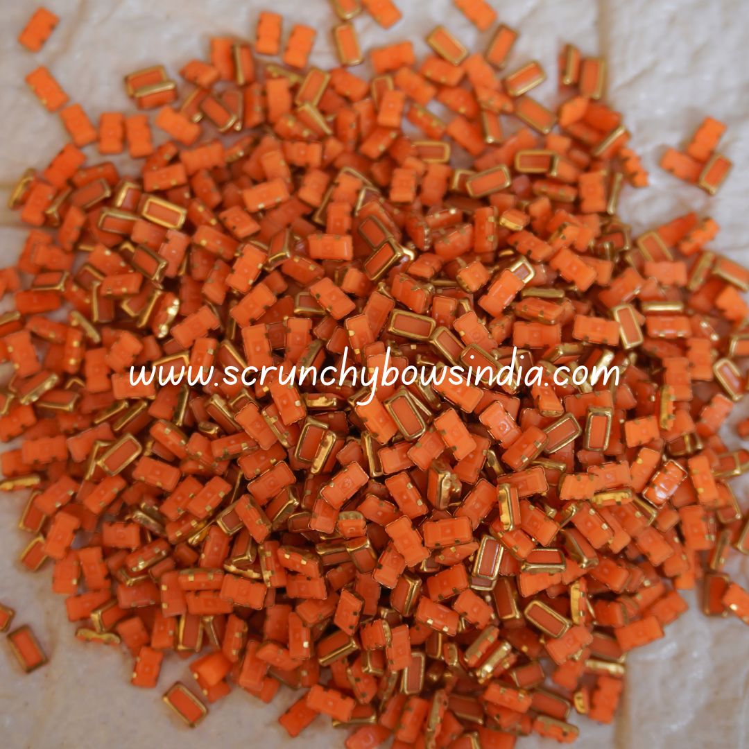 Matt 2x4 Rectangle - Orange