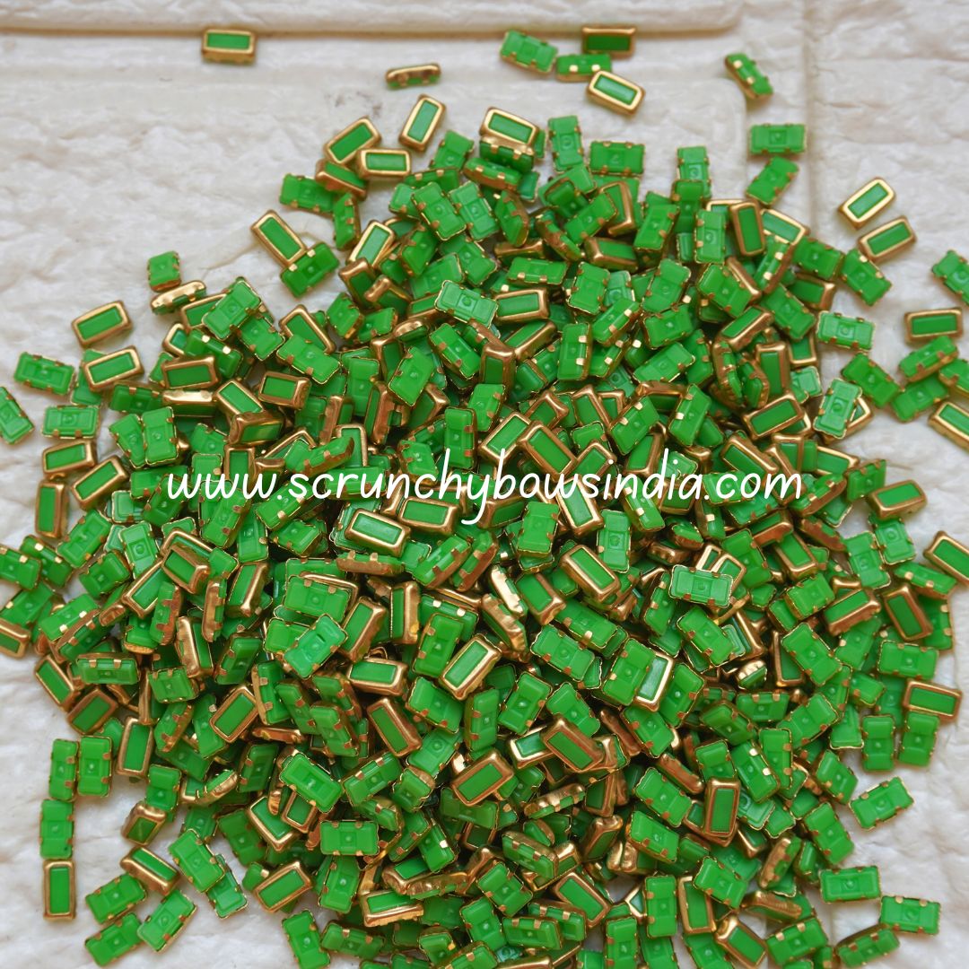 Matt 2x4 Rectangle - Parrot Green