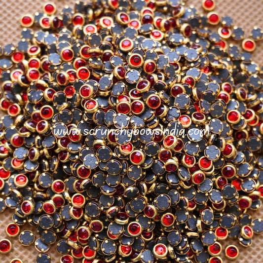 Glass 4m Round - Red